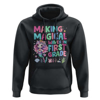 1st Grade Mermaid Unicorn Hoodie Making Magical Waves In First Grade - Wonder Print Shop