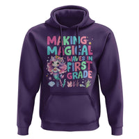 1st Grade Mermaid Unicorn Hoodie Making Magical Waves In First Grade - Wonder Print Shop