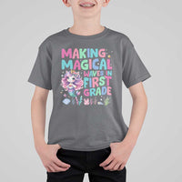 1st Grade Mermaid Unicorn T Shirt For Kid Making Magical Waves In First Grade - Wonder Print Shop