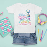 Kindergarten Mermaid T Shirt For Kid Making Magical Waves In Kindergarten - Wonder Print Shop