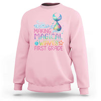 1st Grade Mermaid Sweatshirt Making Magical Waves In First Grade - Wonder Print Shop