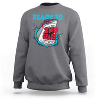 Funny Shark Ready To Attack 2nd Grade Sweatshirt - Wonder Print Shop