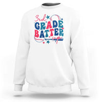 3rd Grade Baseball Player Sweatshirt Batter Up Back To School - Wonder Print Shop