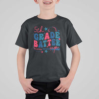 5th Grade Baseball Player T Shirt For Kid Batter Up Back To School - Wonder Print Shop