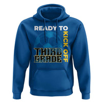 3rd Grade Soccer Player Hoodie Ready To Kick Off Third Grade - Wonder Print Shop