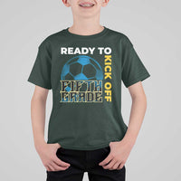 5th Grade Soccer Player T Shirt For Kid Ready To Kick Off Fifth Grade - Wonder Print Shop