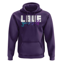 Love Yourself Semicolon Suicide Prevention Hoodie - Wonder Print Shop