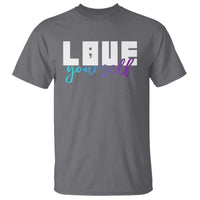 Love Yourself Semicolon Suicide Prevention T Shirt - Wonder Print Shop