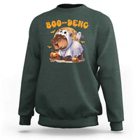 Halloween Boo Deng Sweatshirt Baby Pygmy Hippo Cute Ghost - Wonder Print Shop