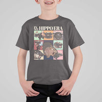 Cute Baby Pygmy Hippo Thailand T Shirt For Kid In My Hippo Era MooDeng Meme - Wonder Print Shop