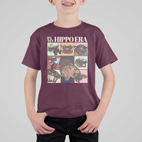 Cute Baby Pygmy Hippo Thailand T Shirt For Kid In My Hippo Era MooDeng Meme - Wonder Print Shop