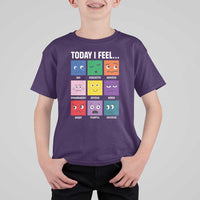 Today I Feel T Shirt For Kid Mental Health All Emotions - Wonder Print Shop