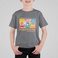 Mental Health T Shirt For Kid Each Day Is Filled With Emotions - Wonder Print Shop