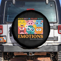 Mental Health Spare Tire Cover Each Day Is Filled With Emotions