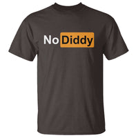 No Diddy T Shirt Funny Sarcastic Diddy Party - Wonder Print Shop