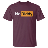 No Diddy T Shirt Funny Sarcastic Diddy Party - Wonder Print Shop