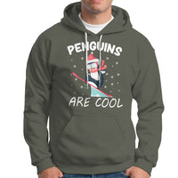 Penguins Are Cool With Snowboard Winter Xmas Hoodie - Wonder Print Shop