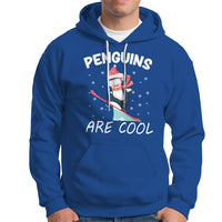 Penguins Are Cool With Snowboard Winter Xmas Hoodie - Wonder Print Shop