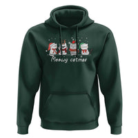 Xmas Cat Hoodie Meowy Catmas Cute Cat Santa Hat