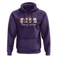 Xmas Cat Hoodie Meowy Catmas Cute Cat Santa Hat