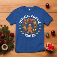 Christmas T Shirt Official Cookie Tester Baking Gingerbread Men - Wonder Print Shop