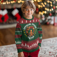 Xmas Baking Ugly Christmas Sweater Official Cookie Tester Gingerbread Men - Wonder Print Shop