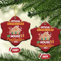 Xmas Baking Christmas Ornament Official Gingerbread House Construction Crew - Wonder Print Shop