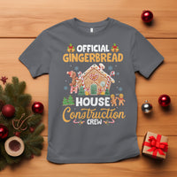 Christmas T Shirt Official Gingerbread House Construction Crew Decorating - Wonder Print Shop