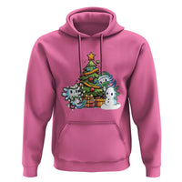 Cute Axolotl Christmas Tree Hoodie