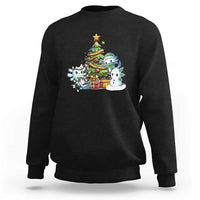 Cute Axolotl Christmas Tree Sweatshirt - Wonder Print Shop