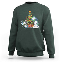 Cute Axolotl Christmas Tree Sweatshirt - Wonder Print Shop