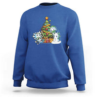 Cute Axolotl Christmas Tree Sweatshirt - Wonder Print Shop