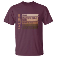 Melanin Pride T Shirt Yes I'm Mixed With Black TS09