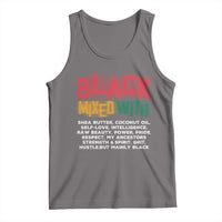 Funny Black Pride Tank Top Yes I'm Mixed With Black