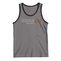 Black Pride Tank Top Choclit 100% Melanin African American