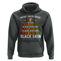 Black Pride Hoodie Never Apologize For Your Blackness Black History Month