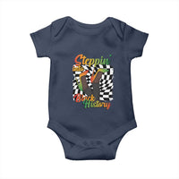 Stepping Into Black History Month Baby Onesie African American Women Melanin Pride