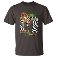 Stepping Into Black History Month T Shirt African American Women Melanin Pride
