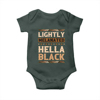 Melanin African Pride Baby Onesie Lightly Melanated Hella Black Black History