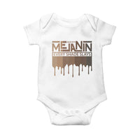 Melanin African Pride Baby Onesie Made With Melanin Every Shade Slays