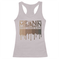 Melanin African Pride Racerback Tank Top Made With Melanin Every Shade Slays