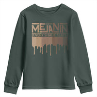 Melanin African Pride Youth Sweatshirt Made With Melanin Every Shade Slays