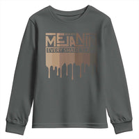 Melanin African Pride Youth Sweatshirt Made With Melanin Every Shade Slays