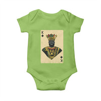 African King Card Black Pride Baby Onesie