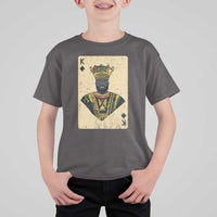 African King Card Black Pride T Shirt For Kid