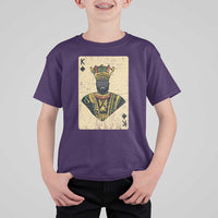 African King Card Black Pride T Shirt For Kid