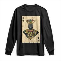 African King Card Black Pride Long Sleeve Shirt