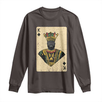 African King Card Black Pride Long Sleeve Shirt