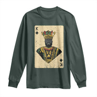 African King Card Black Pride Long Sleeve Shirt