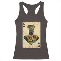 African King Card Black Pride Racerback Tank Top